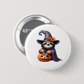 Sloth Halloween Pirate Kids Women Men Sloth Classi Button (Vorne & Hinten)