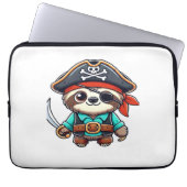 Sloth Halloween Pirate Kids Women Men Sloth Classi Laptopschutzhülle (Vorderseite)