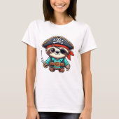 Sloth Halloween Pirate Kids Women Men Sloth Classi T-Shirt (Vorderseite)