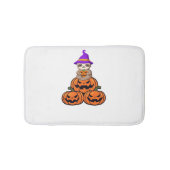 Sloth Halloween Premium T-Shirt Badematte (Vorderseite)