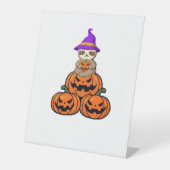 Sloth Halloween Premium T - Shirt Sockelschild (Vorderseite)