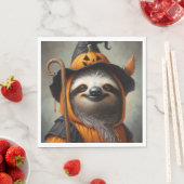 Sloth Halloween Serviette (Beispiel)