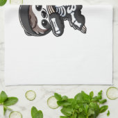 Sloth Halloween Skeleton Kids Women Men Sloth Clas Geschirrtuch (Gefaltet)