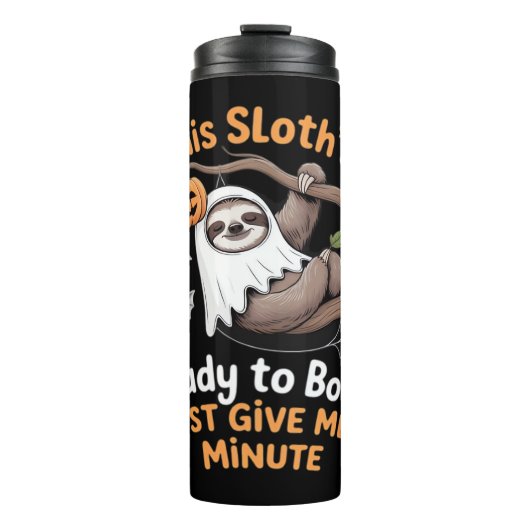 Sloth Halloween Sloths Cute Bat Vampire Essential Thermosbecher (Vorderseite)