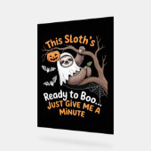 Sloth Halloween Sloths Niedlich Bat Vampire Essent Acrylschild (Winkel)