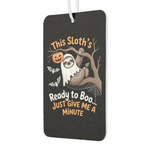 Sloth Halloween Sloths Niedlich Bat Vampire Essent Autolufterfrischer (Links)