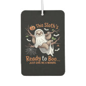 Sloth Halloween Sloths Niedlich Bat Vampire Essent Autolufterfrischer (Vorderseite)