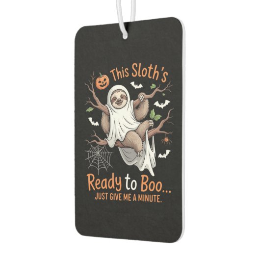 Sloth Halloween Sloths Niedlich Bat Vampire Essent Autolufterfrischer (Links)