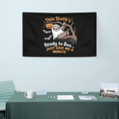 Sloth Halloween Sloths Niedlich Bat Vampire Essent Banner (Messeveranstaltung)
