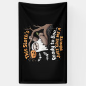 Sloth Halloween Sloths Niedlich Bat Vampire Essent Banner (Vertikal)