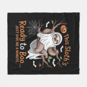 Sloth Halloween Sloths Niedlich Bat Vampire Essent Fleecedecke (Vorderseite (Horizontal))