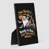 Sloth Halloween Sloths Niedlich Bat Vampire Essent Fotoplatte (Seite)