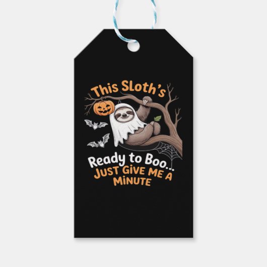 Sloth Halloween Sloths Niedlich Bat Vampire Essent Geschenkanhänger (Vorderseite)