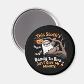Sloth Halloween Sloths Niedlich Bat Vampire Essent Magnet (Vorderseite/Rückseite)