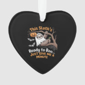 Sloth Halloween Sloths Niedlich Bat Vampire Essent Ornament (Vorderseite)