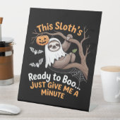 Sloth Halloween Sloths Niedlich Bat Vampire Essent Sockelschild (In Situ)