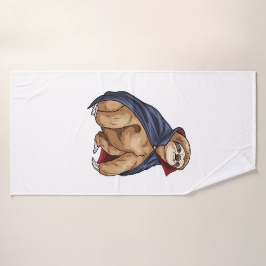 Sloth Halloween Vampire Classic T-Shirt Badehandtuch (Badehandtuch)