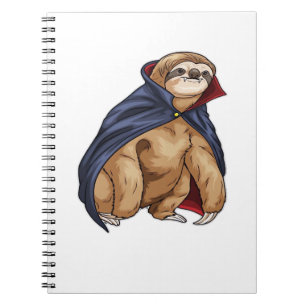 Sloth Halloween Vampire Classic T - Shirt Notizblock