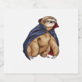 Sloth Halloween Vampire Classic T - Shirt Schaumweinetikett (Einzelnes Label)