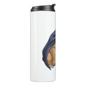 Sloth Halloween Vampire Classic T-Shirt Thermosbecher (Nach links gedreht)