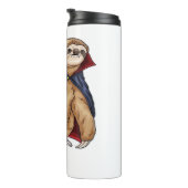 Sloth Halloween Vampire Classic T-Shirt Thermosbecher (Nach rechts gedreht)