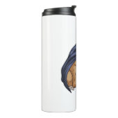 Sloth Halloween Vampire Classic T - Shirt Thermosbecher (Nach links gedreht)