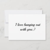 Sloth Hanging Out Edinburgh Zoo Karte (Rückseite)