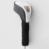 Sloth Hangon Branch mit Orange Golf Headcover (angewinkelt)