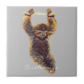 Sloth Hangout Thunder_Cove Fliese (Vorderseite)