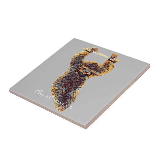 Sloth Hangout Thunder_Cove Fliese (Seite)