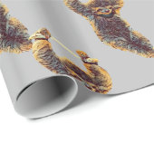Sloth Hangout Thunder_Cove Geschenkpapier (Rolleneckpunkt)