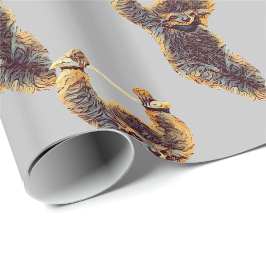 Sloth Hangout Thunder_Cove Geschenkpapier (Rolleneckpunkt)