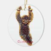 Sloth Hangout Thunder_Cove Keramik Ornament (Links)