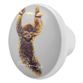 Sloth Hangout Thunder_Cove Keramikknauf (Rechts)