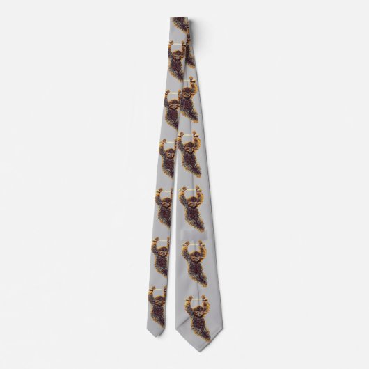 Sloth Hangout Thunder_Cove Krawatte (Rückseite)