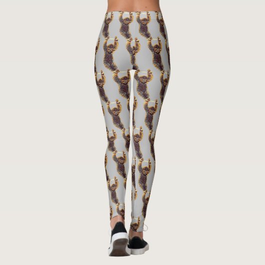 Sloth Hangout Thunder_Cove Leggings (Rückseite)