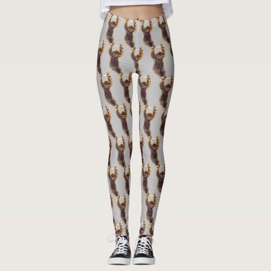 Sloth Hangout Thunder_Cove Leggings (Vorderseite)