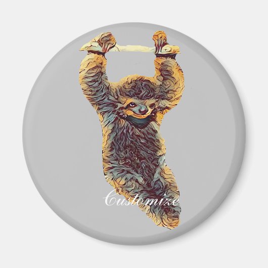 Sloth Hangout Thunder_Cove Magnet (Vorne)