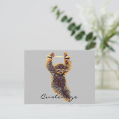 Sloth Hangout Thunder_Cove Postkarte (Stehend Vorderseite)