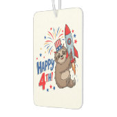 Sloth Happy 4th Rocket Fireworks USA Autolufterfrischer (Links)