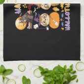 Sloth Happy Hallothanksmas Funny Halloween Thanksg Geschirrtuch (Gefaltet)