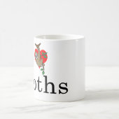 Sloth-Herz-Tasse Kaffeetasse (Mittel)