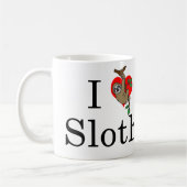 Sloth-Herz-Tasse Kaffeetasse (Links)