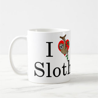 Sloth-Herz-Tasse Kaffeetasse
