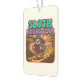 Sloth Hiking Team Oversized T-Shirt Autolufterfrischer (Links)