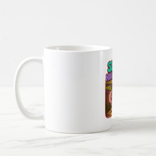 Sloth Hiking Team Oversized T-Shirt Kaffeetasse (Links)