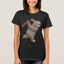 Sloth Hockey Hockey T-Shirt