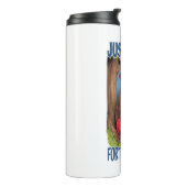 Sloth Hot Dog 4. Juli GRILLEN Thermosbecher (Nach links gedreht)