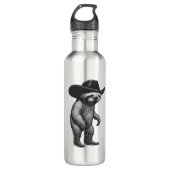 Sloth Howdy Sloth Edelstahlflasche (Vorderseite)