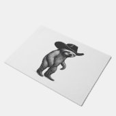 Sloth Howdy Sloth Fußmatte (Schrägansicht)